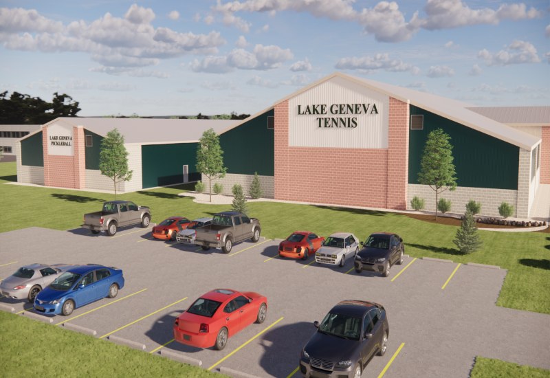 Lake Geneva Tennis Club built by Advanced Building Corporation in South Central WI